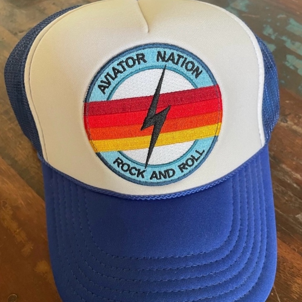 Aviator Nation Rock & Roll trucker hat